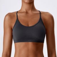 Sujetador deportivo sin costuras con espalda cruzada, agradable al tacto y de alta calidad para mujer - details 8