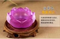 Lámpara de cristal colorido con mantequilla de loto, producto étnico tibetano, juego de 7 lámparas de luz perpetua - details 9