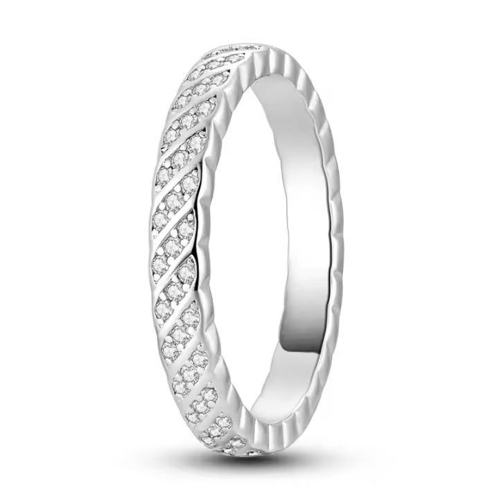 Anillos de Plata de Ley 925 para Mujer, sortija de cerccled colorida with shape de Luna y Estrella, joyería fina para Boda, compromiso, cumpleaños - 1