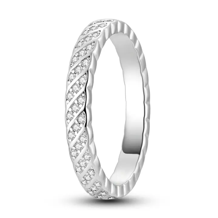 Anillos de Plata de Ley 925 para Mujer, sortija de cerccled colorida with shape de Luna y Estrella, joyería fina para Boda, compromiso, cumpleaños - 1