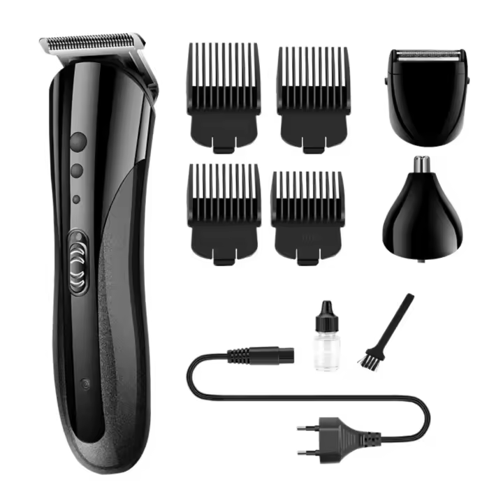 Cortapelos 3 en 1 Afeitadora Inalámbrica Recargable Impermeable IPX7 Kit de Aseo para Hombres - 1