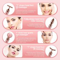 Rodillo de Jade eléctrico 5 en 1, masajeador Facial 3D, antienvejecimiento para cara, ojos y cuello - details 5