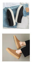 Zapatos de lona para hombre, slip-on, casuales, transpirables, de caña baja, estilo coreano, zapatos de conducción de moda 1558 - details 3