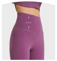 Custom Type Dupes Pantalones de yoga de tiro alto súper suaves para mujer de 28 pulgadas, ajustados ligeros elásticos en 4 direcciones para entrenar, correr y cadera - details 4
