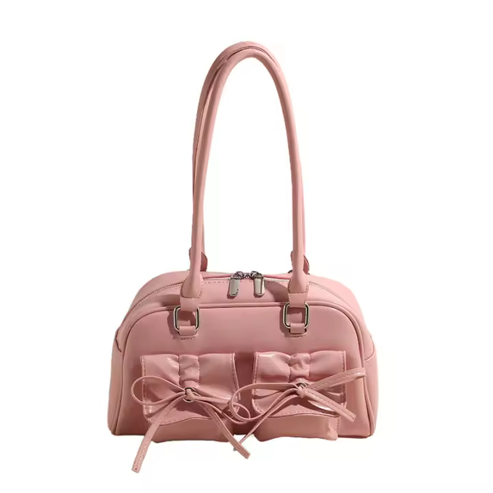 Verano nueva bolsa de mujer arco debajo del brazo bolsa nicho estilo ballet gran capacidad bolso de bolos de hombro - 1