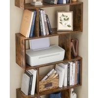 Estante de Libros de 5 Niveles Exposición de Almacenamiento con Estilo Rústico Marrón - details 3