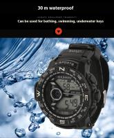 SHUNWAY Shengwei Student Simple impermeable deportes al aire libre brillo reloj electrónico hombres - details 5