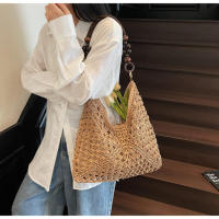 Popular Beach Vacation Nuevo bolso de hombro tejido versátil para mujer, bolso portátil. - details 6