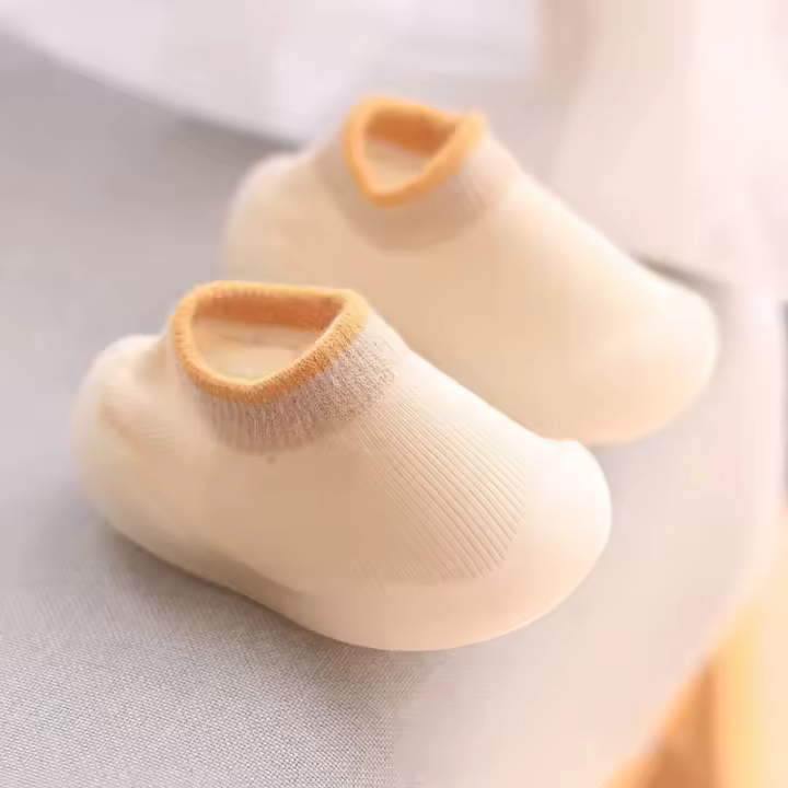 Calcetines de bebé a juego de colores para niños, zapatos bonitos para niños, muñeca de suela suave, zapatillas de piso para niños, bebés, niñas, primeros caminantes - 1