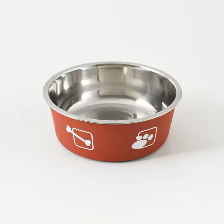 Tazones de Acero Inoxidable Antideslizantes, accesorios para Perros Pequeños, Medianos y Grandes - 1