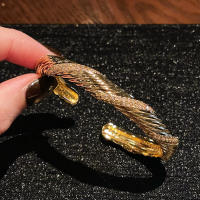 Pulsera étnica de Nepal y Tíbet - Pulsera para hombre o mujer - 3 joyas de metal - details 5
