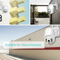 Cámara exterior 360 grados doméstico wifi Internet remoto inteligente Visión nocturna alarma vigilancia - details 16