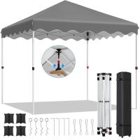 Carpa de Jardín Pop Up Ajustable de Altura 3x3M Marco de Acero Resistente a Rayos UV - details 20