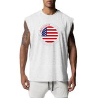 Oversized Men's Summer Mesh Quick Dry Fitness Sports Sleeveless T-Shirt Loose Mens Gym Clothing Cut Off Running Vest - details 14