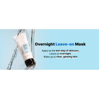 overnight leave on mask no wash off clear glowing skin spa korean skin care skincare