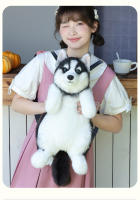 Bolsa de simulación de felpa Husky juguete lindo dos ha enviar novia muñeca animal - details 5