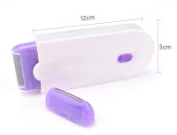Depiladora recargable por USB para mujer, afeitadora corporal portátil, herramienta rotativa de eliminación de vello facial, piernas, Bikini y labios - details 17