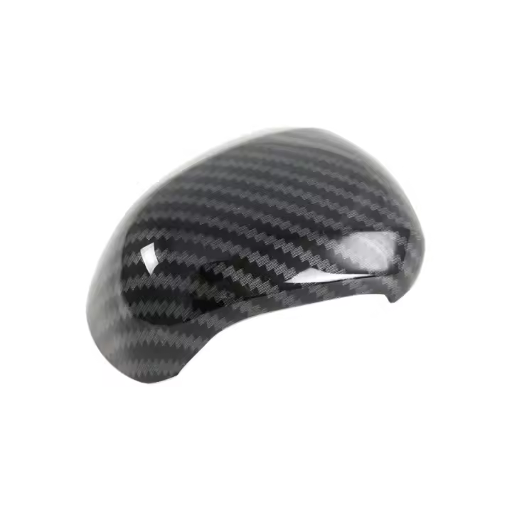 Para Chevy Chevrolet Blazer 2019-2024, Silverado 2500HD 2019-2024 Accesorios interiores para automóvil Decoración de dirección Ajuste Fibra de carbono Grano ABS - 1