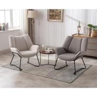 Sofá de Salón Moderno de Lino Estilo de Descanso con Brazo para Dormitorio - details 13