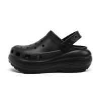 Zueco Mega Crush Clásico Verde - Sandalias Negras para Mujer - Suela Crush Extra Gruesa - details 0