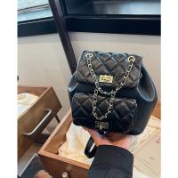 Nuevo Bolso De Estudiante Elegante Y Sencillo, Bandolera Multifunción De Alta Gama, Mochilas De Mujer Con Cadena De Diamantes - details 7