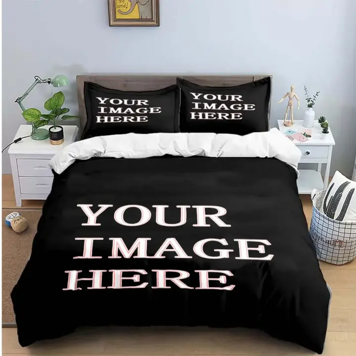 Exquisito Conjunto de Ropa de Cama DIY Cubierta de Edredón, Cojín, Funda de Cama - 1