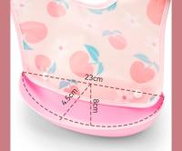 Babero de goma EVA impermeable, extraíble, para niños, con dibujos animados de frutas - details 1