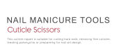 Pinzas para cutículas, tijeras de manicura de uñas, recortador de cutículas, removedor de piel muerta, pedicura, cortadores de acero inoxidable, herramientas - details 0