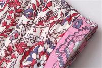 Chaleco corto acolchado con estampado para mujer, cuello redondo, estilo Echo Retro francés, versátil, nuevo, verano - details 3