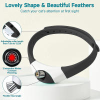 ATUBAN Electric Smart Amusing Collar for Kitten, Wearable Automatic Cat Toys,USB Rechargeable Cat Laser Collar Interactive Toy - details 1