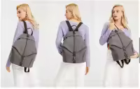 Mochila Vintage de Gran Capacidad para Mujer, Bolsa de Lona Antirrobo, Mochila Informal para Trabajo, Viajes Diarios - details 1