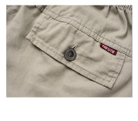 Pantalones Cargo Cortos de Algodón para Hombres CHAIFENKO Ajuste Regular, Múltiples Bolsillos, Transpirables para Verano al Aire Libre - details 13