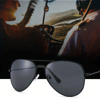 Gafas de sol retro clásicas, aviador con montura de metal y lentes de vidrio, para hombres, mujeres, deportes al aire libre - details 6