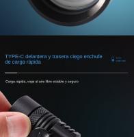 Linterna compacta de aleación de aluminio, foco recargable - details 3