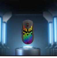 BL110-ratón inalámbrico para juegos, periférico con luz de respiración colorida RGB, recargable tipo C, 6D, Esports - details 10