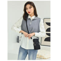 para bolso de mensajero para mujer, mini bolso pequeño para teléfono móvil, mujeres colgantes del cuello, , - details 7