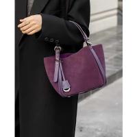 Bolso de Tote Mate Azul Vintage-Inspired Cruzado Chic con Correa Desmontable - details 0