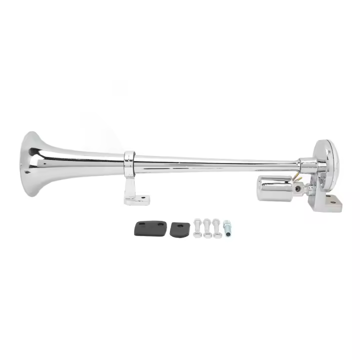 Bocina de compresor de aire de trompeta única, 150DB, 12V, súper ruidosa, Universal, apto para coches, camiones, barcos, motocicletas - 1