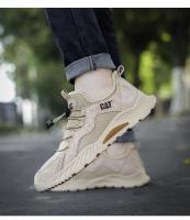 Zapatillas de Moda para Hombres al Aire Libre Zapatos Deportivos Transpirables Antideslizantes de Malla de Verano Calzado Casual de Marrón - details 11