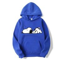 Sudaderas con capucha informales a la moda con estampado de dibujos animados de Snoopy para hombre y mujer, ropa para parejas de otoño e invierno - details 9