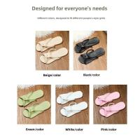 Zapatillas de fondo blandas plegables de viaje portátiles para hombres y mujeres Material EVA baño de hotel uso doméstico diseño de un personaje - details 9