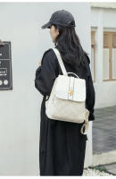 Mochila de cuero de textura avanzada para mujer, novedad de 2025, estilo coreano, mochila de viaje pequeña a juego para mujer - details 7
