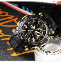 Reloj deportivo para hombre Smael resistente al agua con función multifuncional correa de PU estilo casual para exterior - details 21