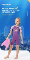 Traje de neopreno de 2,5mm para niños, traje de baño grueso de una pieza para niñas a prueba de frío, buceo, surf, snorkeg - details 6