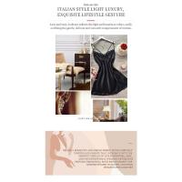 Elegante Vestido Nocturno Sencillo Ropa de Dormir y Relájarse para Mujeres - details 2