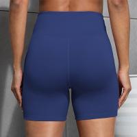 Pantalones cortos de Yoga con dos bolsillos para mujer, pantalones cortos elásticos para correr al aire libre, Color sólido, levantamiento de glúteos, ciclismo, ropa deportiva femenina - details 6