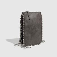 Bolso de mano con cuentas para mujer, bolso bandolera con cadena, bolso esmerilado para teléfono móvil, bolso con cremallera para mujer - details 3