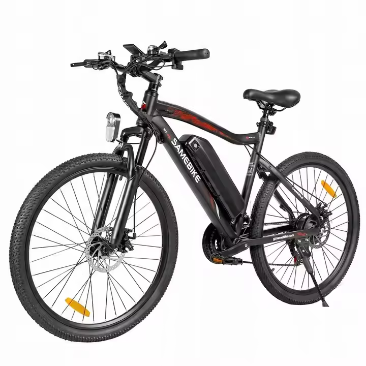 Samebike SY26-II 26" 500W 32KM/H SHIMANO 21 36V 13AH bicicleta eléctrica negra - 1
