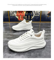 Zapatos Deportivos para Hombres Tamaño Grande, Estilo Coreano, Base de Placa Gruesa, Moda de Papá, Popular - details 10
