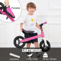 Bicicleta de Equilibrio para niños pequeños, Juguetes de Paseo para 18 Meses, Bicicleta de Entrenamiento Ligera sin Pedales con Rueda de 9 Pulgadas y Marco de Aluminio - details 14